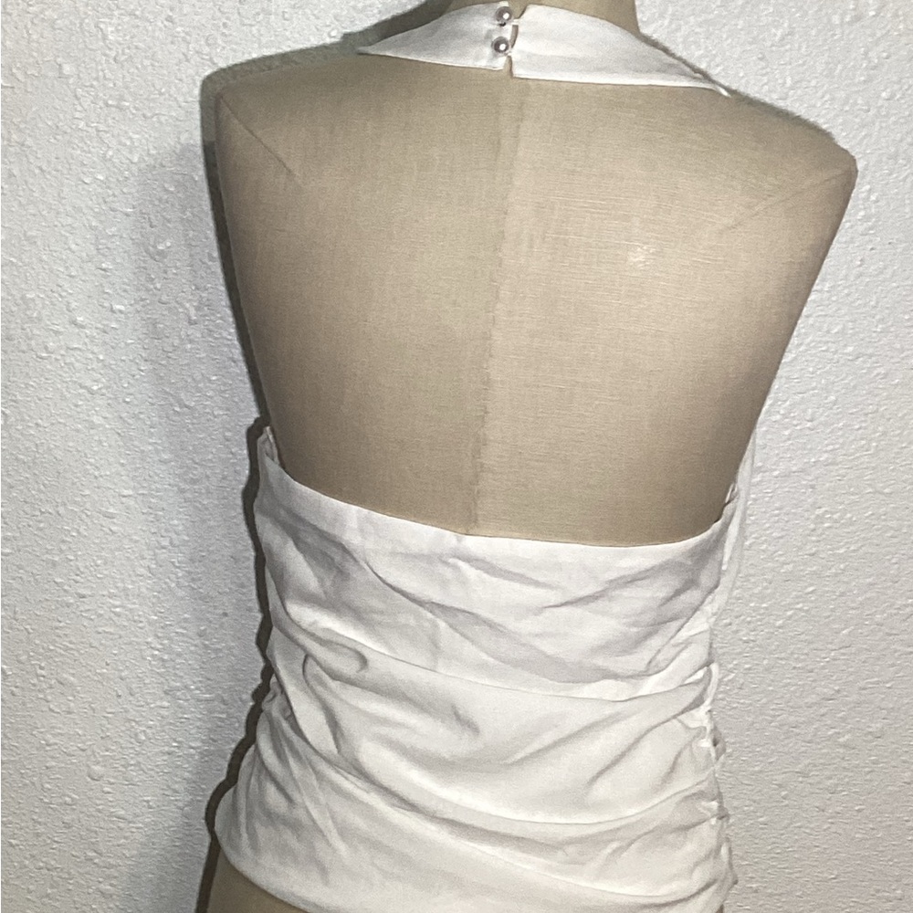 Peppermayo womens White Halter top size 8 - Picture 6 of 6